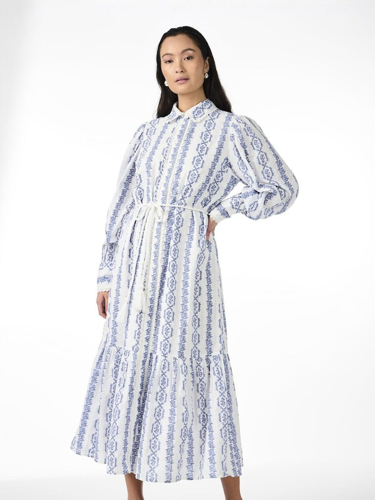 YASTOVINA LS LONG SHIRT DRESS