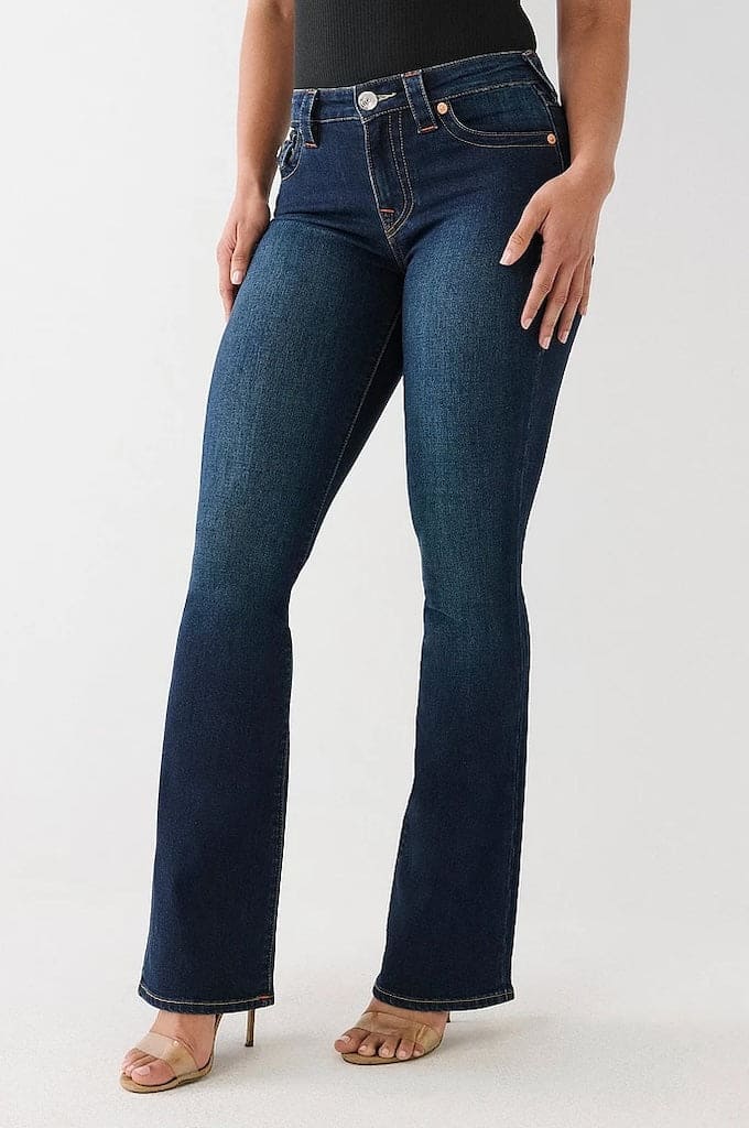 BECCA MID RISE BOOT CUT FLAP