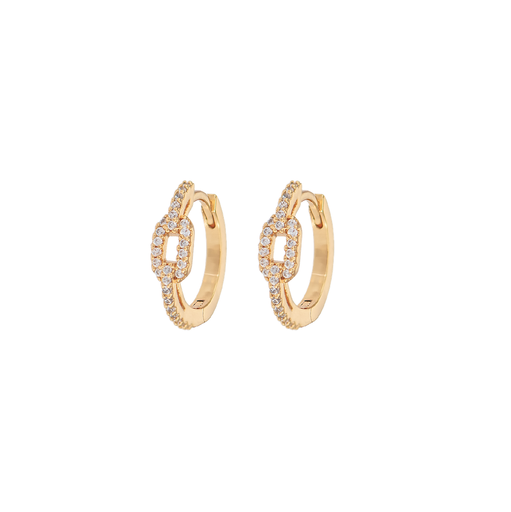 Emilia Small Chain Hoops