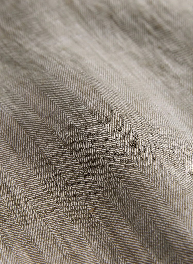 Douglas Linen Herringbone BD Shirt