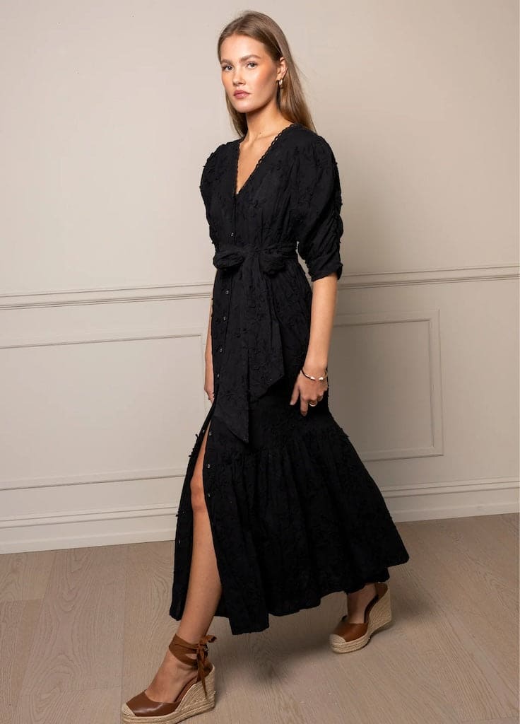 Sylvie Dress Matte Black