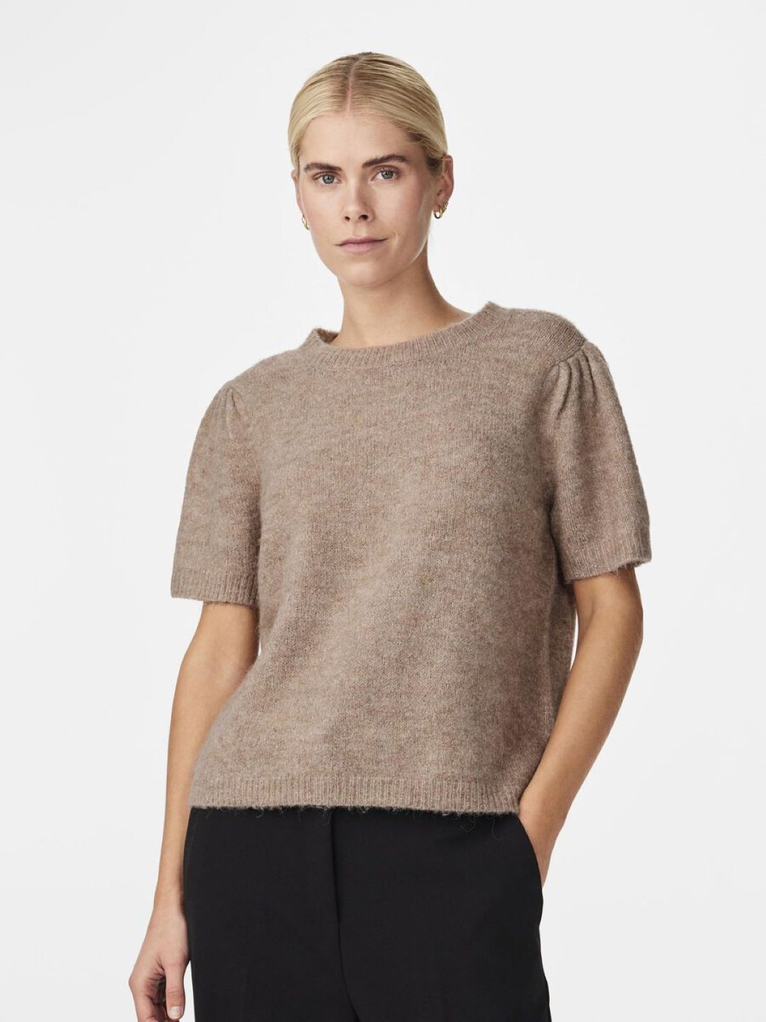 YASANNE SS KNIT PULLOVER S.