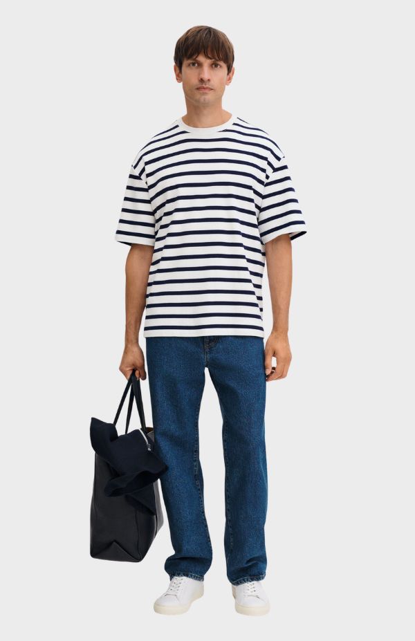 Striped Crewneck Tee