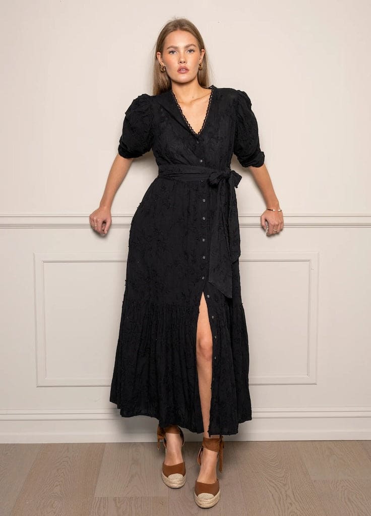 Sylvie Dress Matte Black