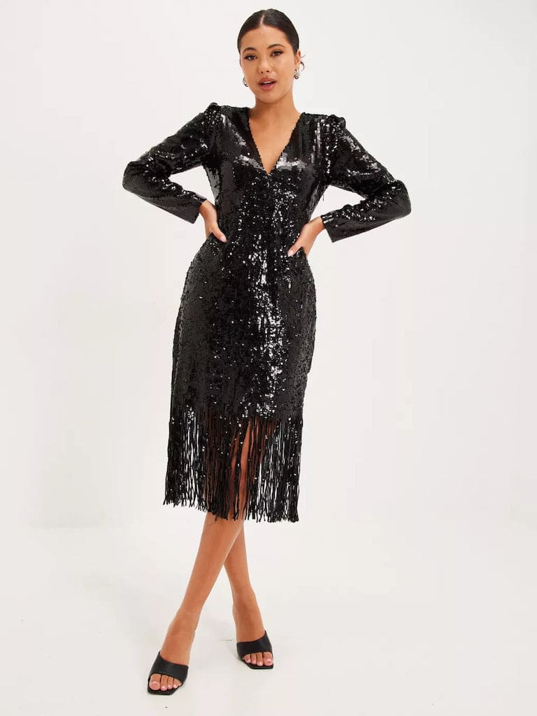 YASFLAPPER 7/8 SEQUIN DRESS - SHOW