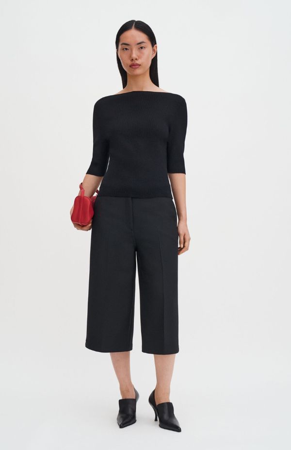 Boatneck Rib Top