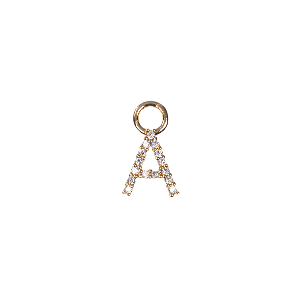 Emilia Letter Charm A
