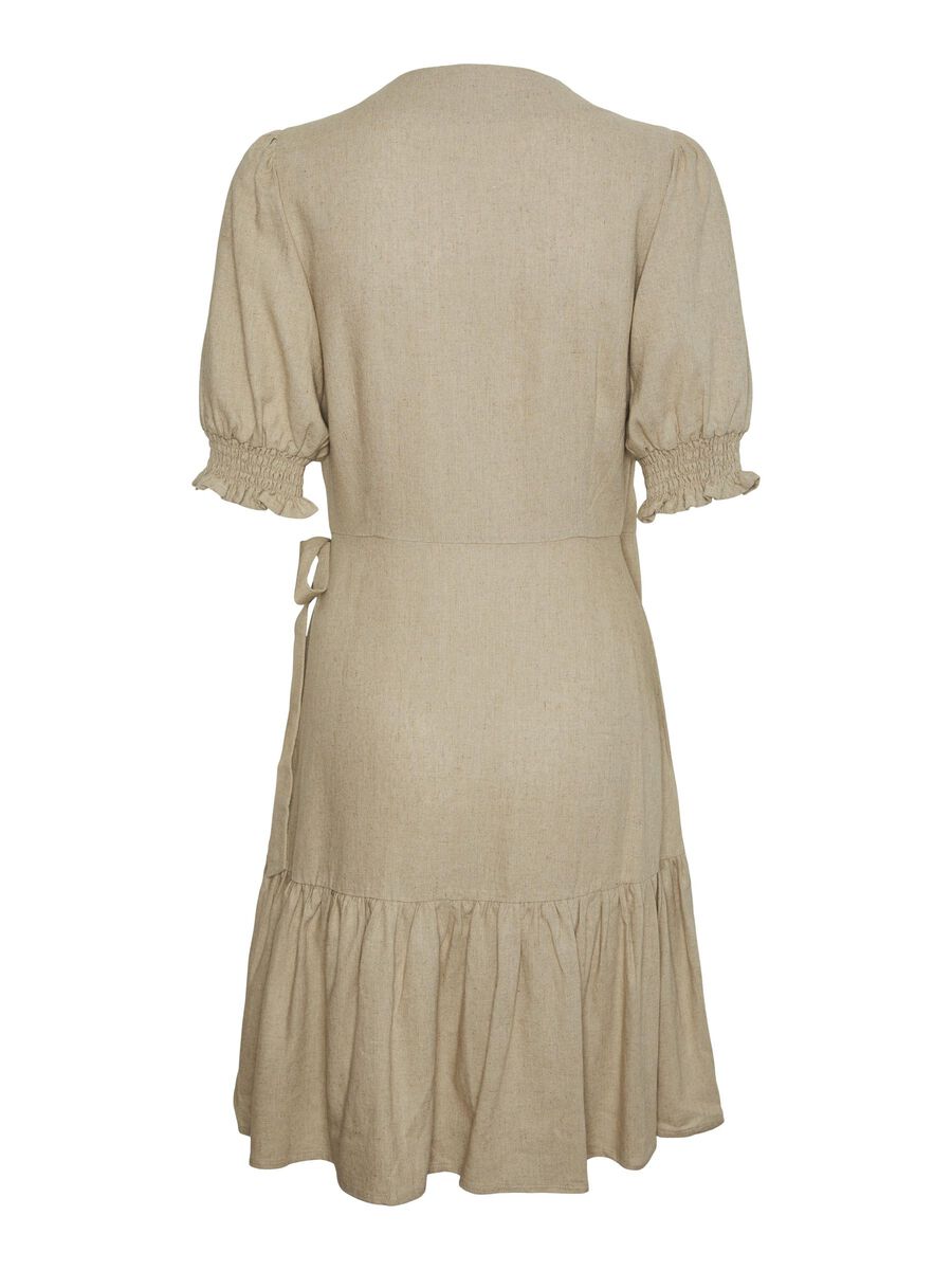 YASFLAXY SS WRAP DRESS NOOS