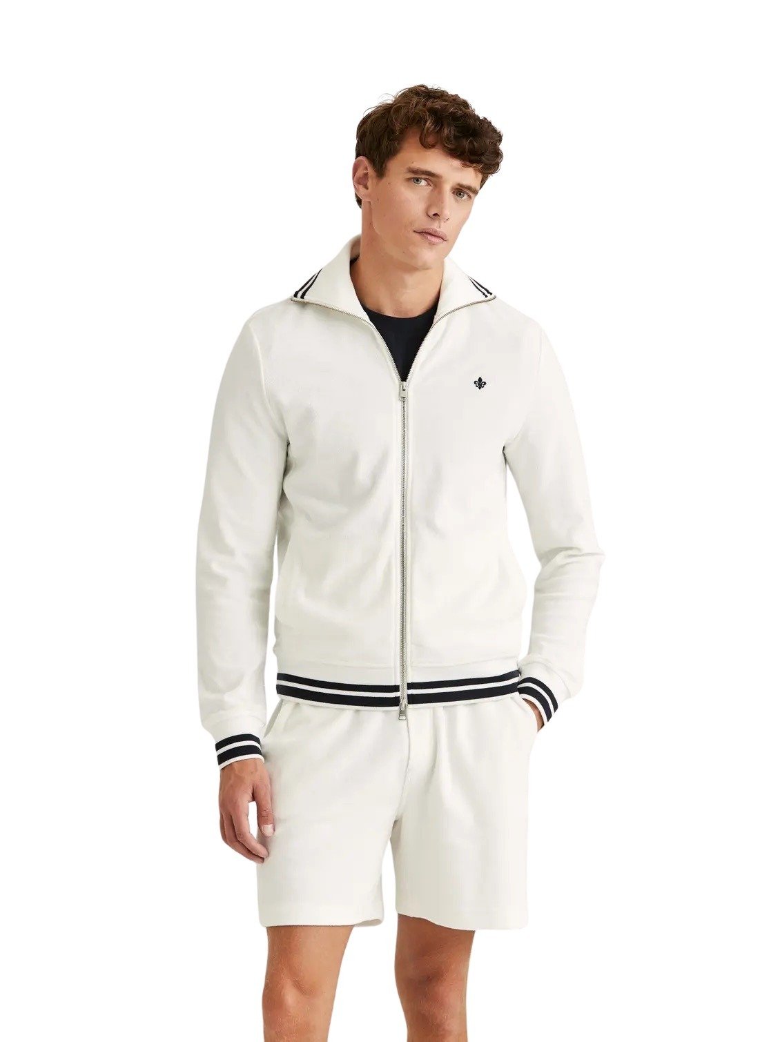 Reedford Terry Zip Cardigan