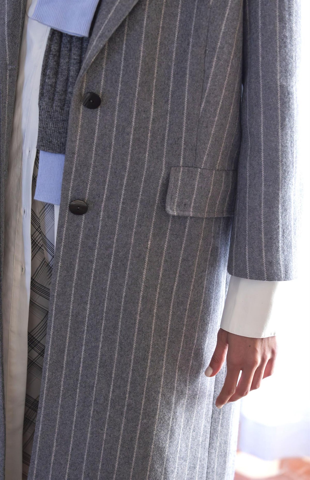 Pinstripe Coat