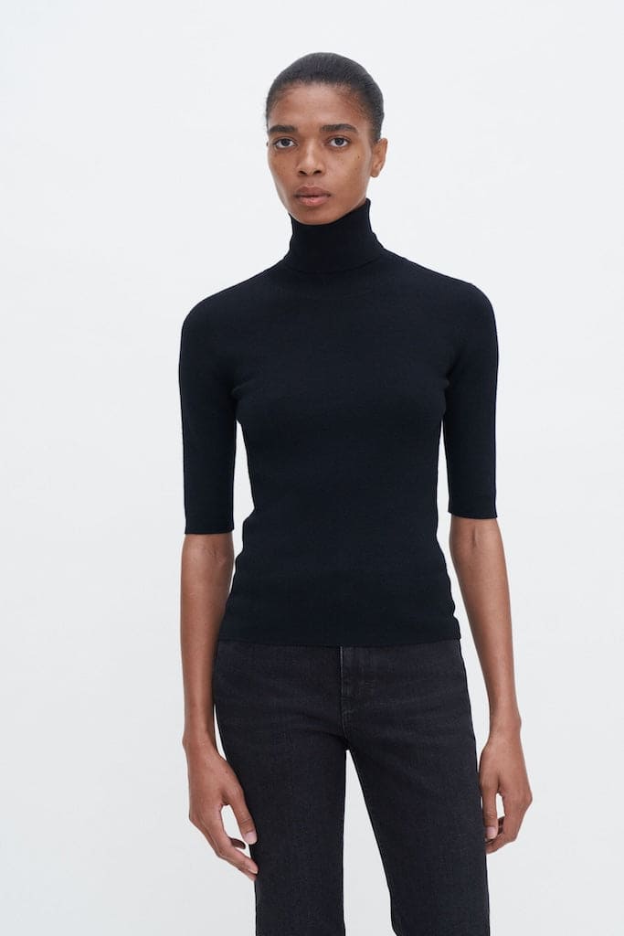 Merino Elbow Sleeve Top