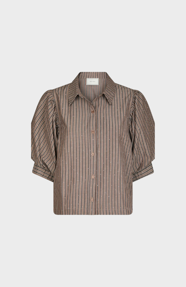 Etta Soft Stripe Stone Shirt