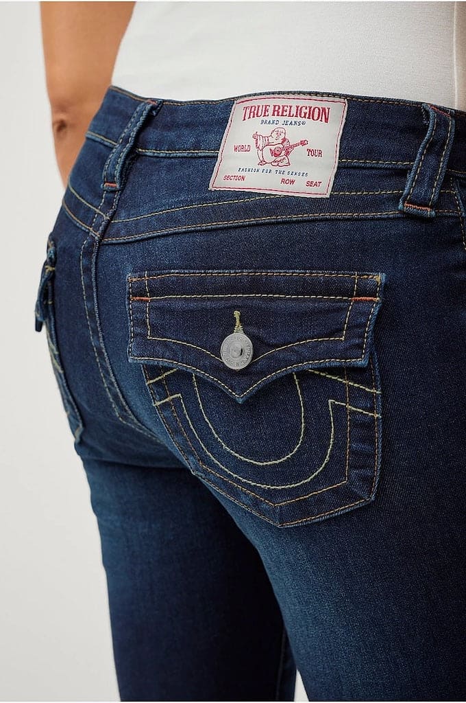 BECCA MID RISE BOOT CUT FLAP