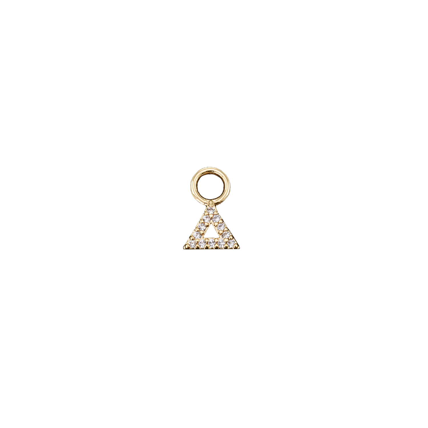 Emilia Triangle charm Lined