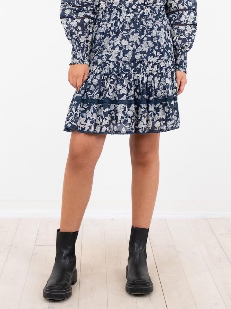 Cosy Stencil Flower Skirt
