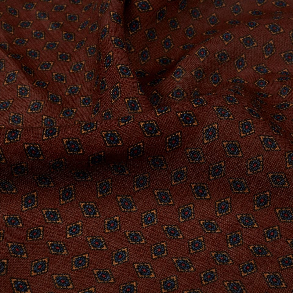 Medallion Wool/Silk Hankie