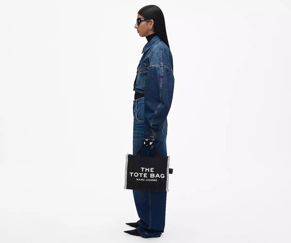 The Medium Jacquard Tote Bag