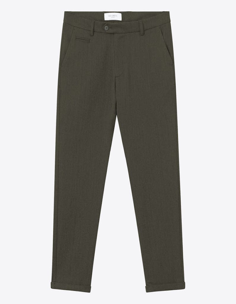 Como Herringbone Suit Pants