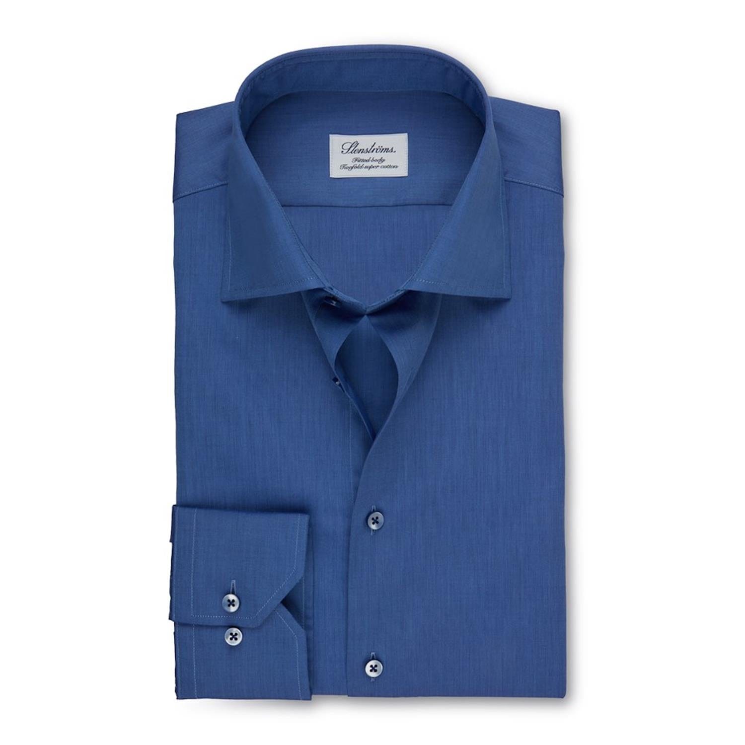 Marlin Blue Fitted Body Shirt