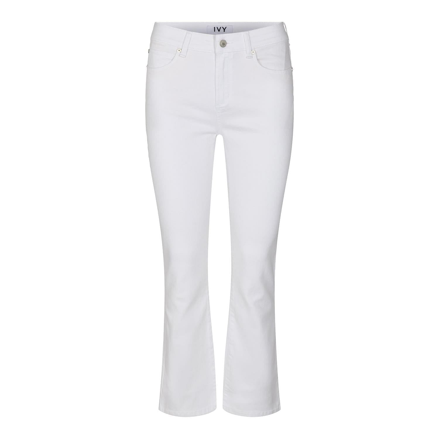 Johanna Kick Flare Optical White