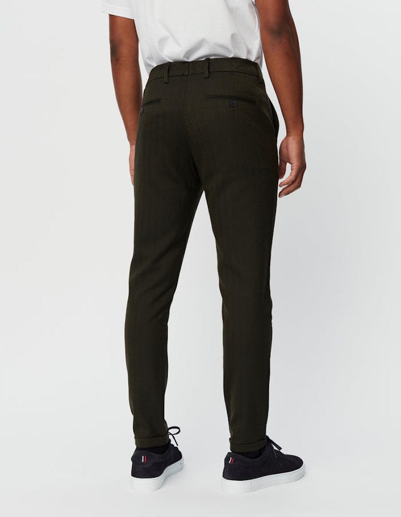 Como Herringbone Suit Pants