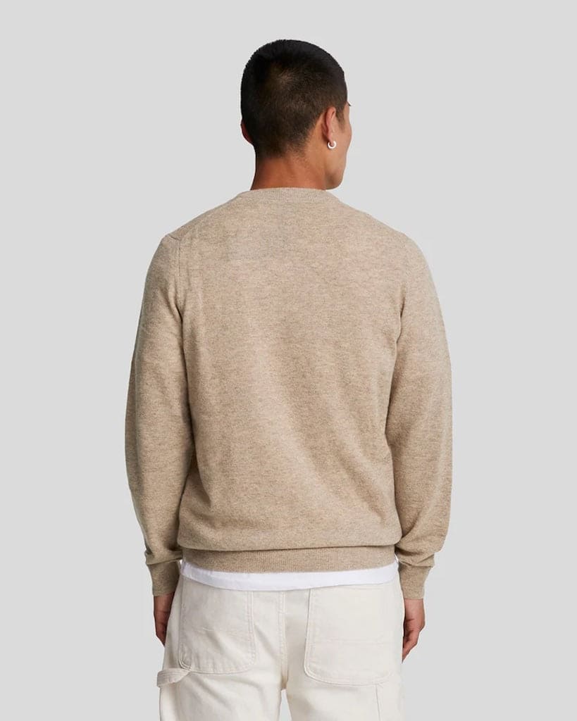 Lambswool Blend Crew Neck Jumper