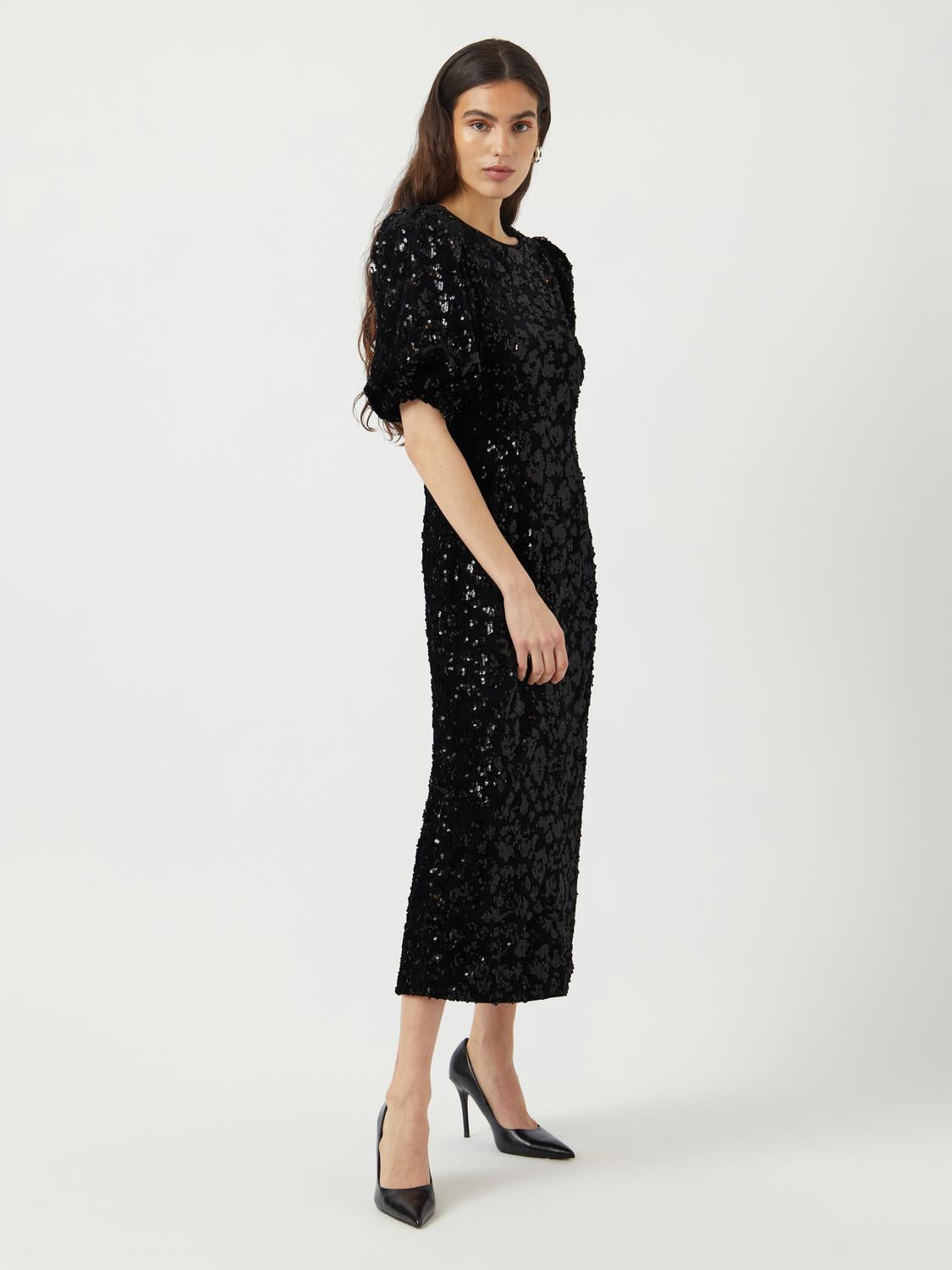 Yassofie 2/4 Sequin Midi Dress - Show
