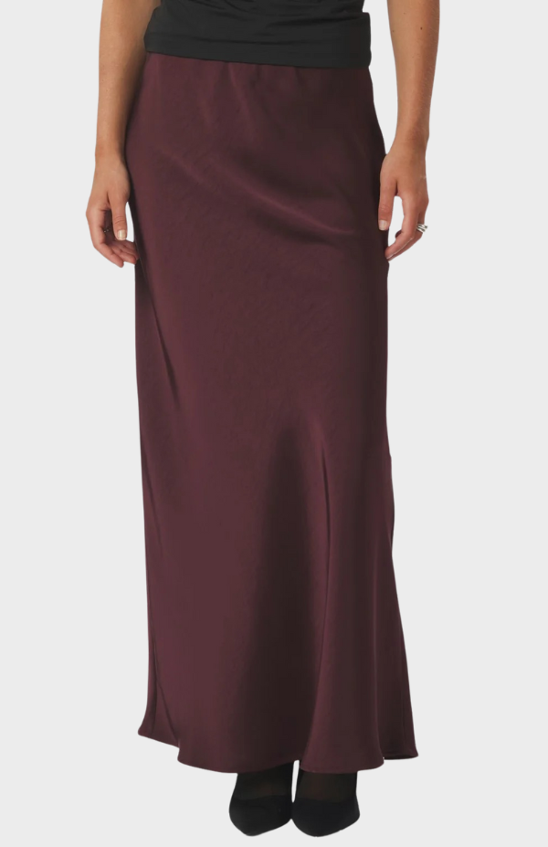 Vicky Heavy Sateen Skirt