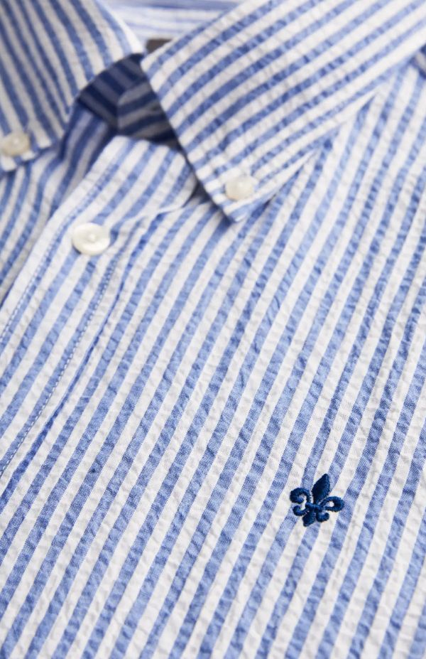 Morris Seersucker Shirt-Slim Fit