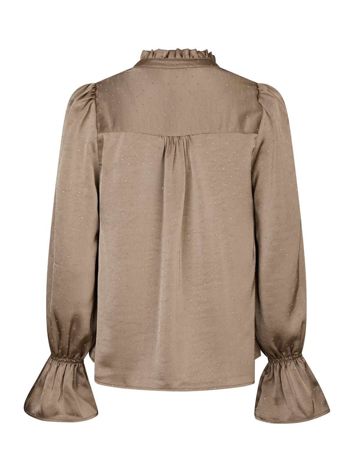 Amara Heavy Sateen Bedaz Blouse
