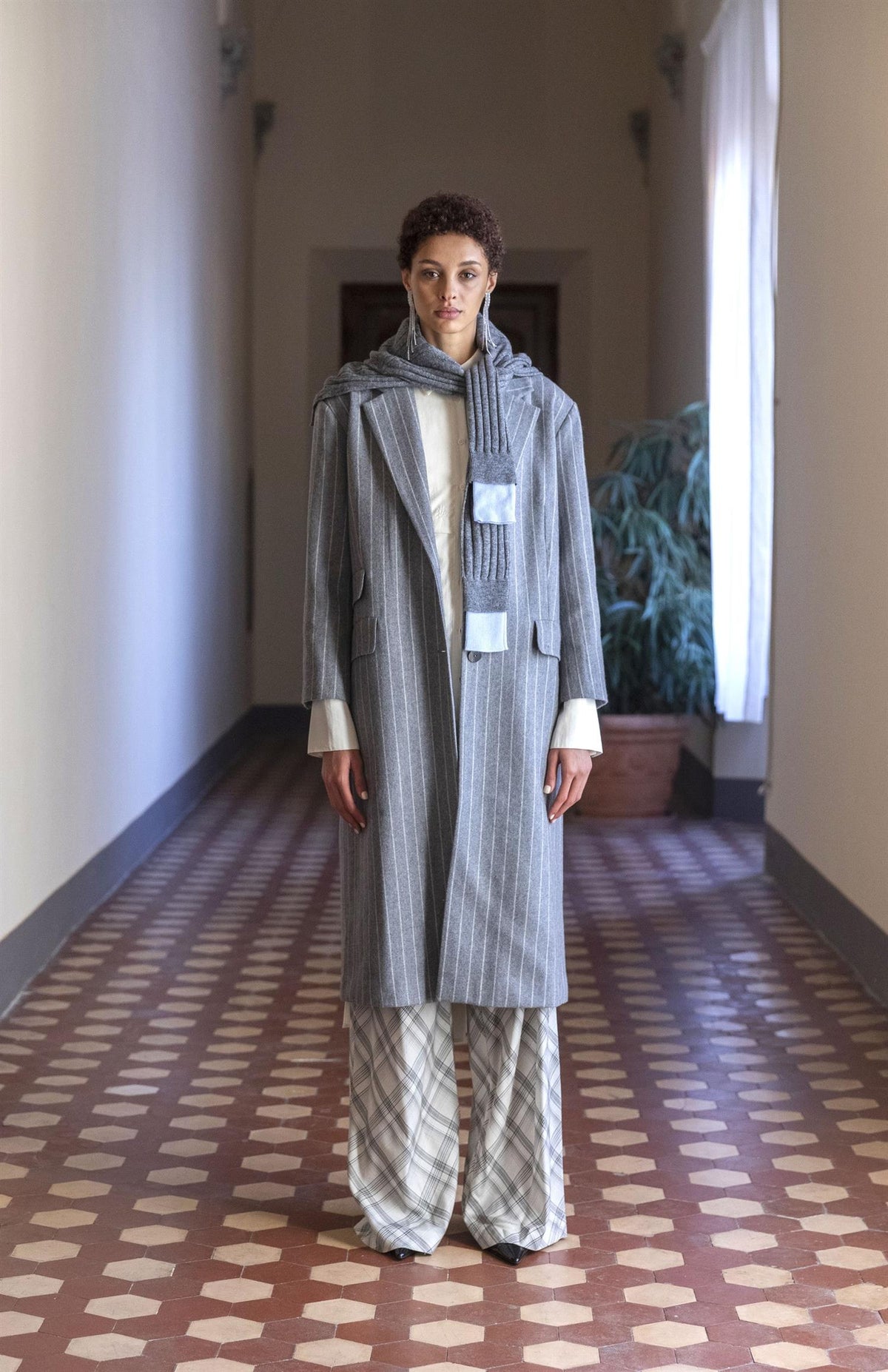 Pinstripe Coat