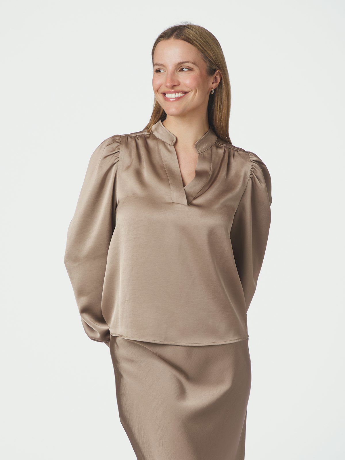 Rosslyn Heavy Sateen Blouse