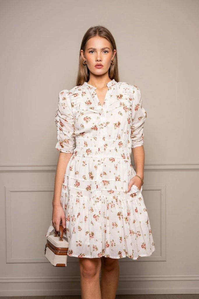 Fabienne Mini Dress Rose