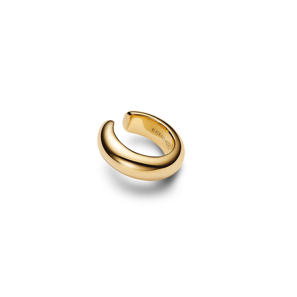 SLETTES Omotesando Chunk Ear Cuff Gold