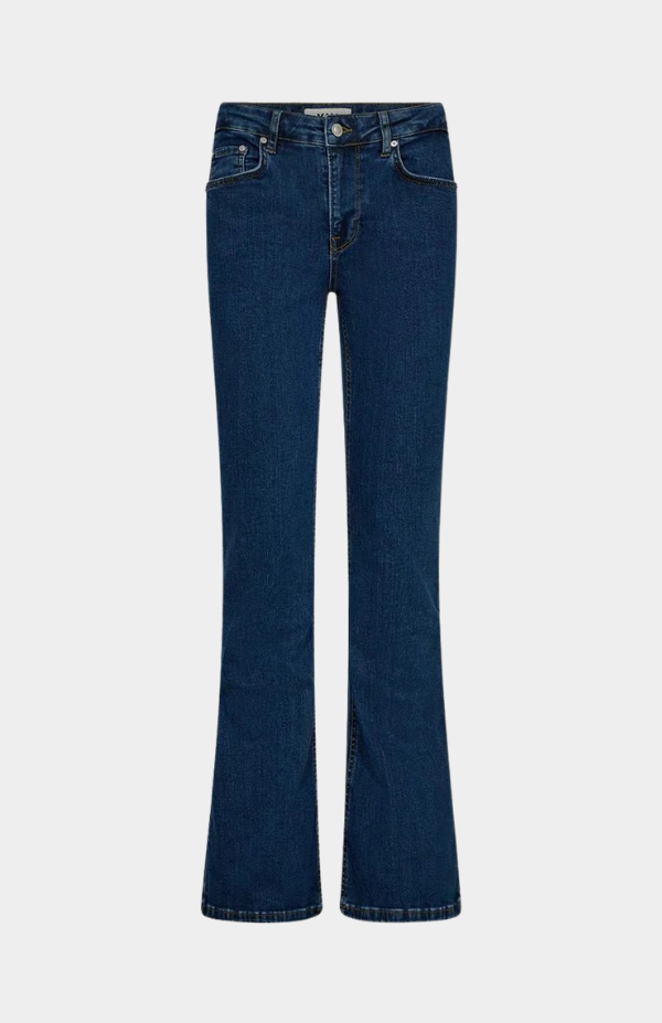 IVY-Charlotte Jeans Wash Undone Mid Indigo