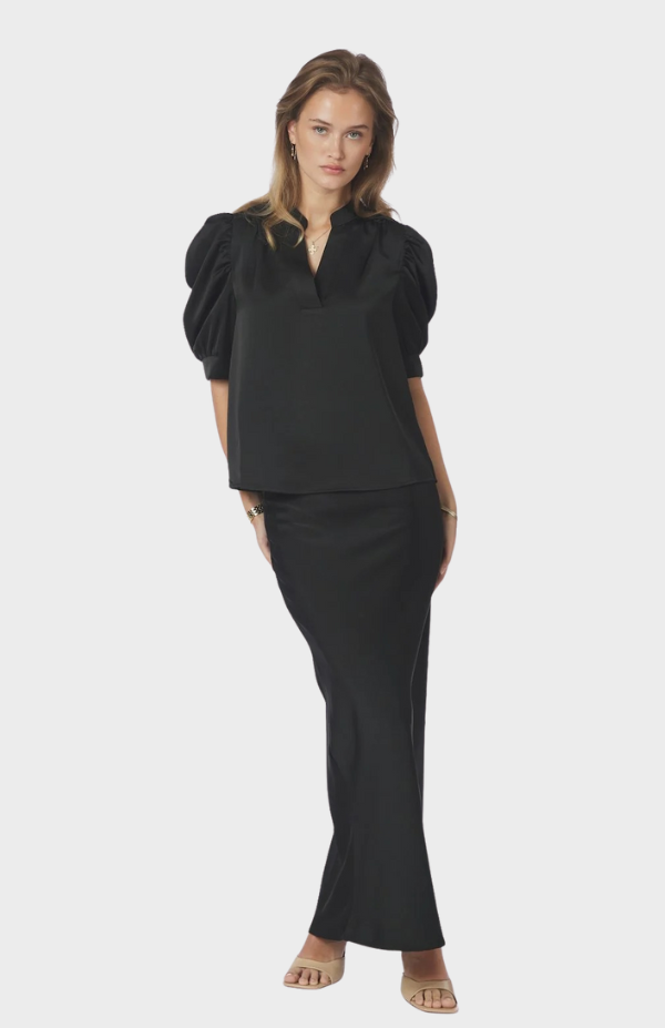 Vicky Heavy Sateen Skirt