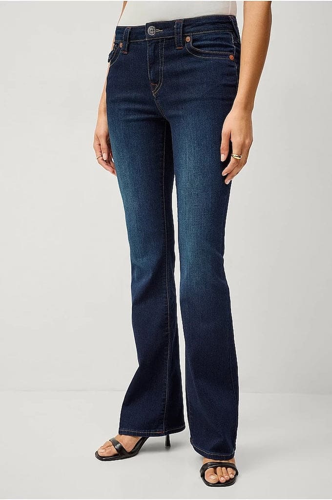 BECCA MID RISE BOOT CUT FLAP