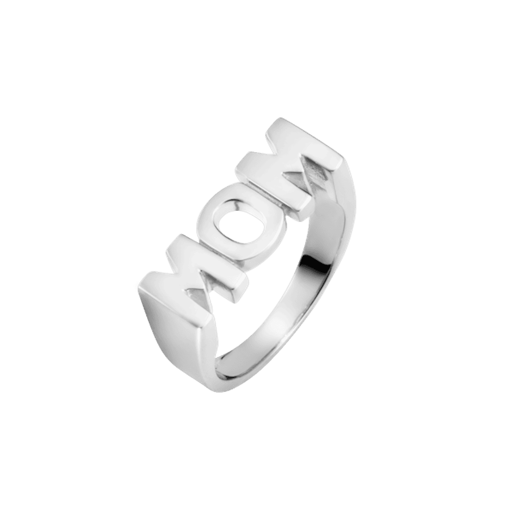 Mom Ring Silver