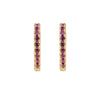 Emilia Small hoops Cerise