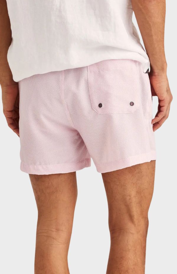 Morris Seersucker Bathing Trunks