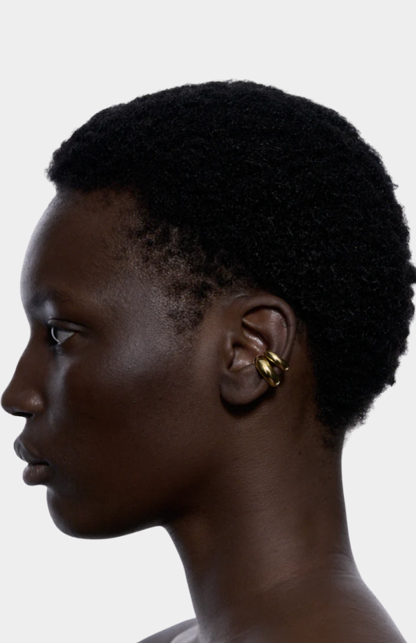 SLETTES Omotesando Chunk Ear Cuff Gold
