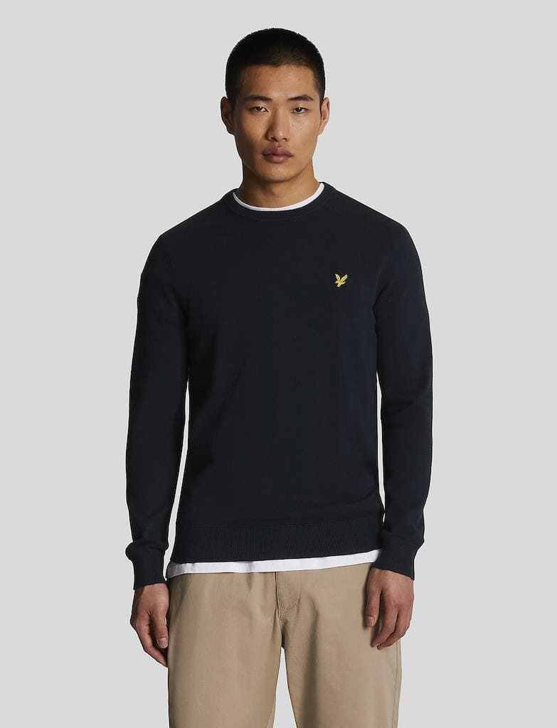 Cotton Crew Neck Jumper