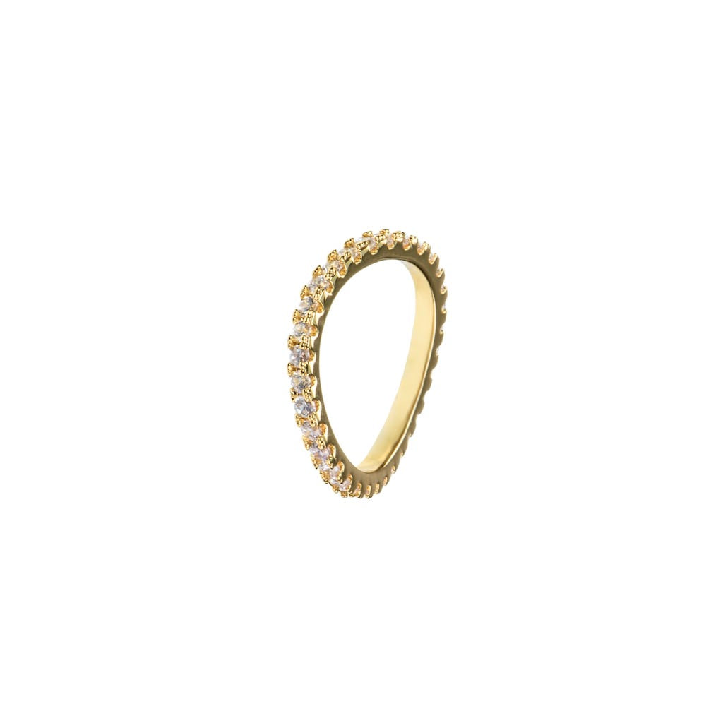 Emilia Wavy Ring White 55mm