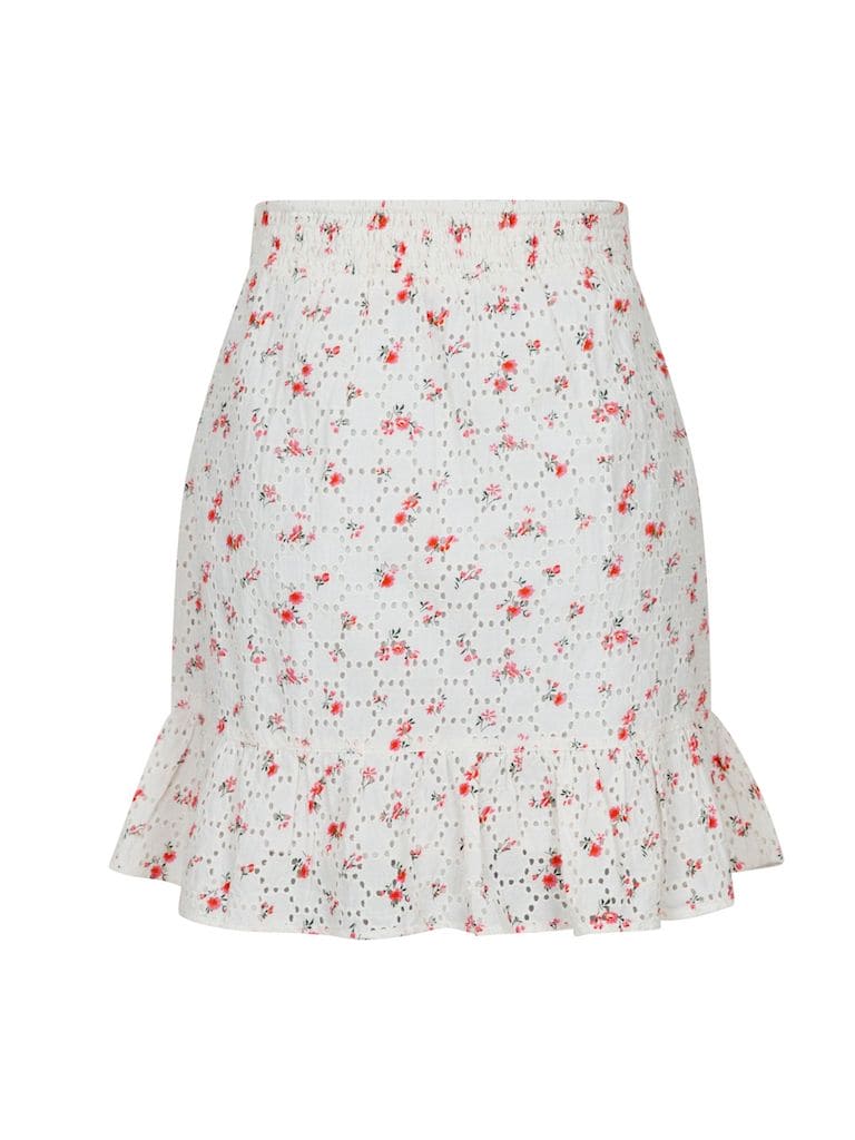 Bekka Embroidery Rose Skirt