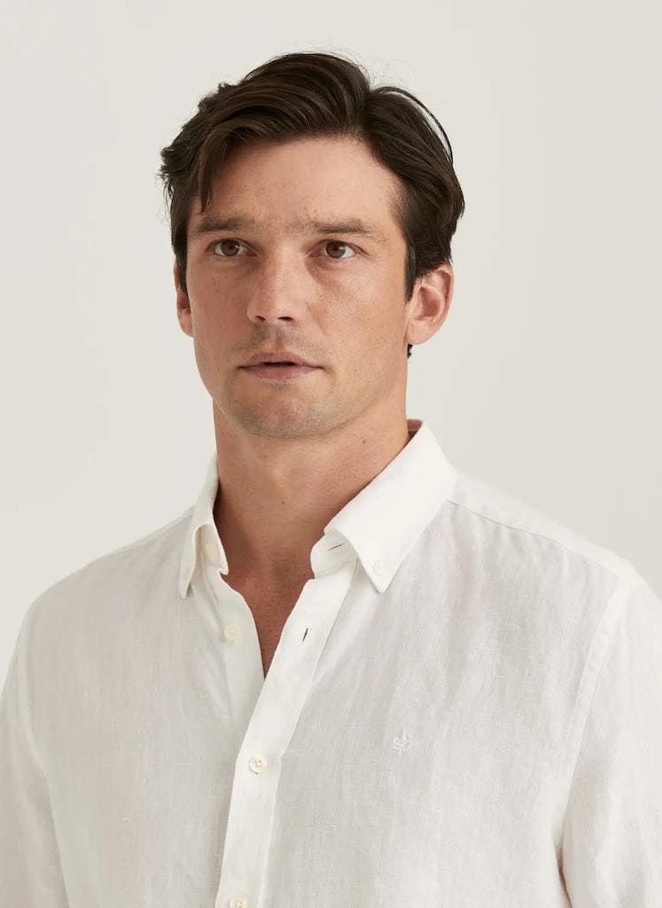 Douglas BD Linen Shirt LS