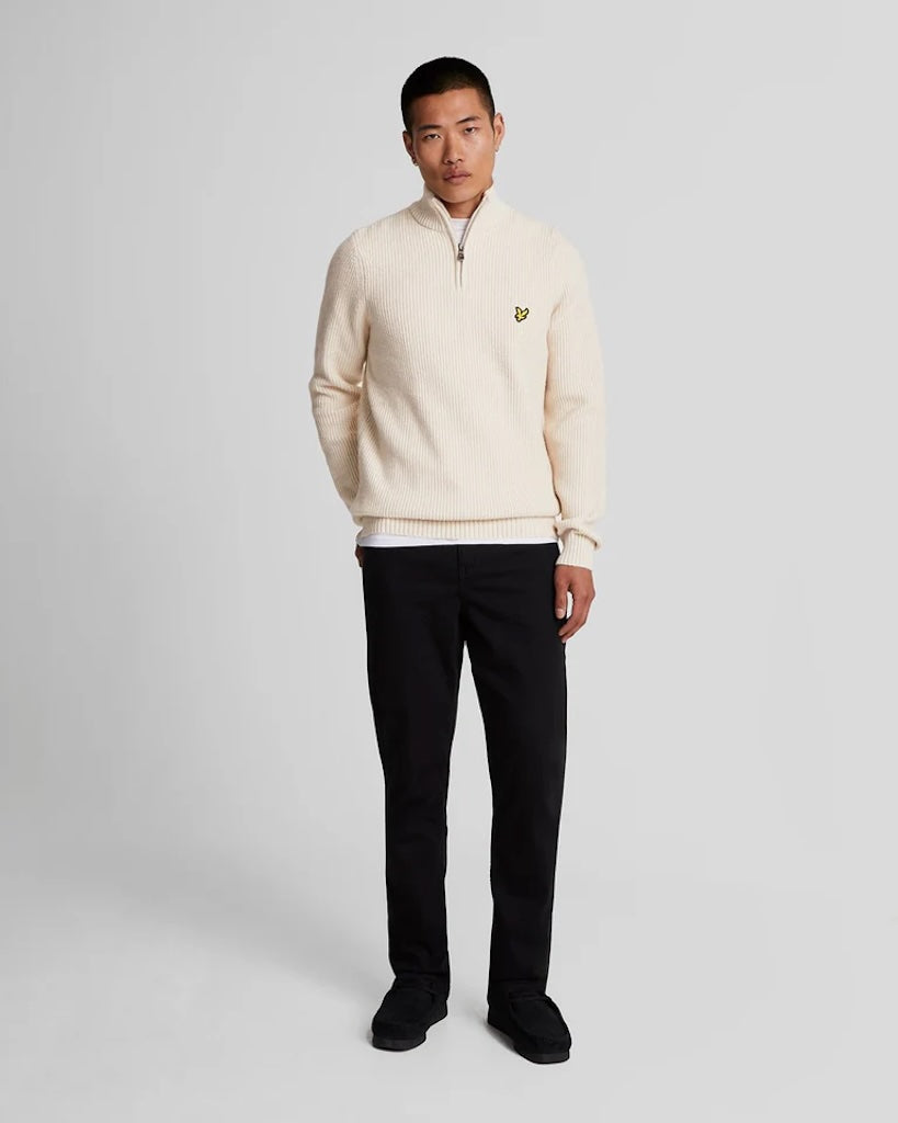 Shaker Stitch Quarter Zip