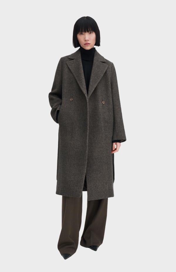 Charlotte Twill Belted Coat