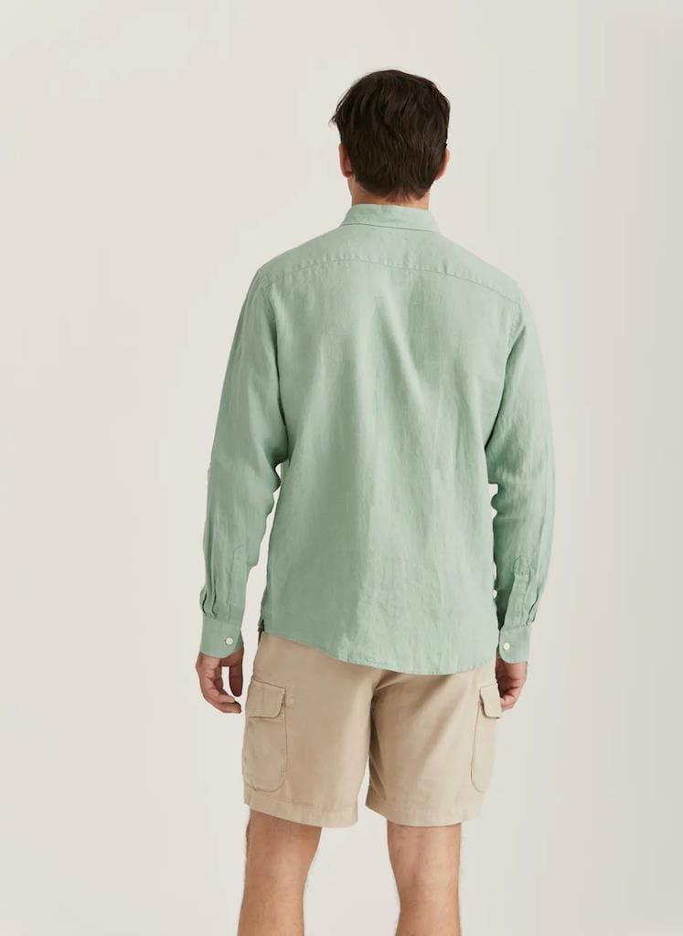 Douglas Linen Shirt-Classic Fit