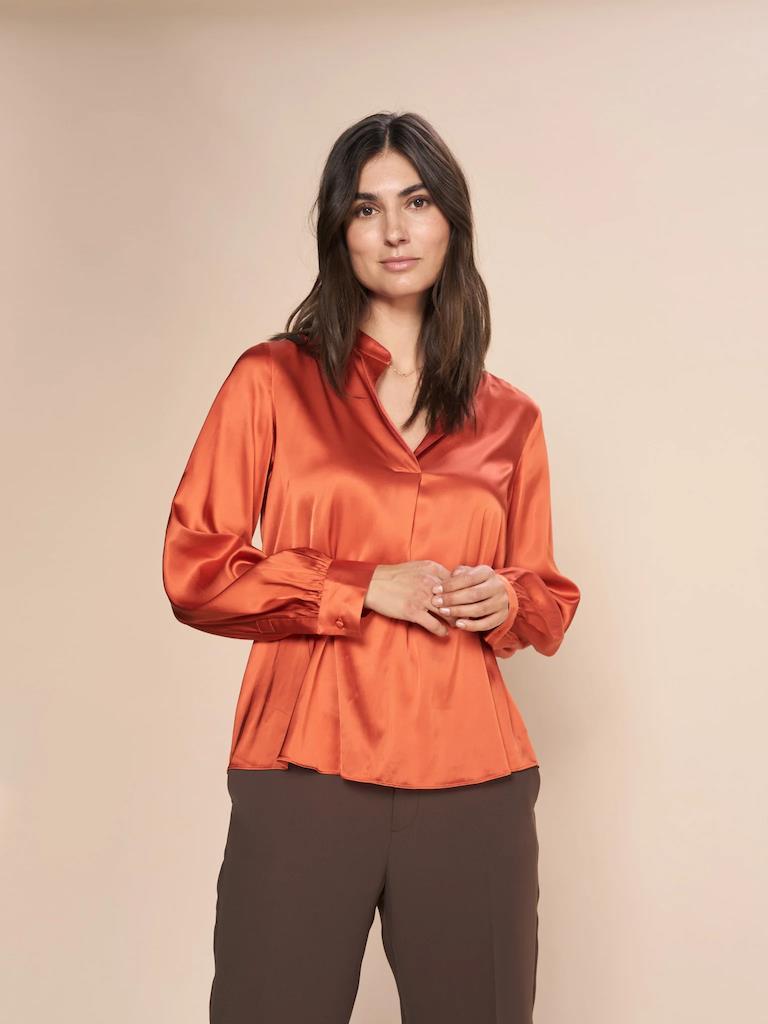 MMEnfa Satin Blouse