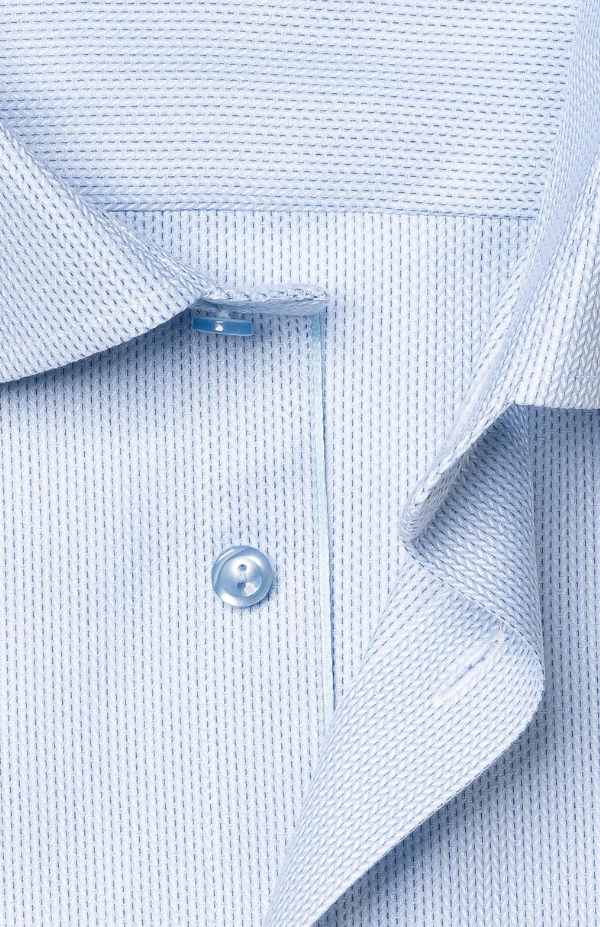 Light Blue Semi Solid Signature Twill Shirt